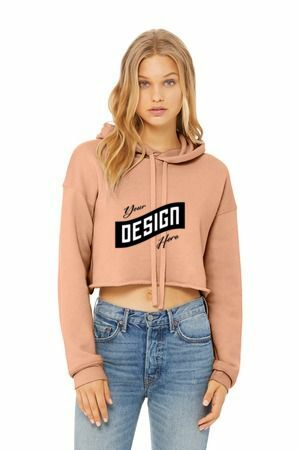 BELLA+CANVAS  ®  Women's Sponge Fleece Cropped Fleece Hoodie