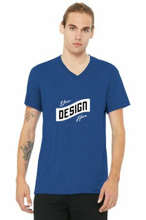 BELLA+CANVAS ® Unisex Heather CVC V-Neck Tee BC3005CVC