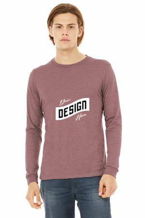 BELLA+CANVAS ® Unisex Heather CVC Long Sleeve Tee BC3501CVC