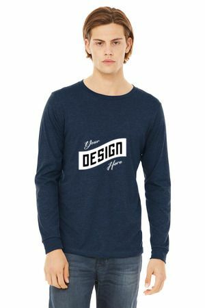 BELLA+CANVAS ® Unisex Heather CVC Long Sleeve Tee BC3501CVC
