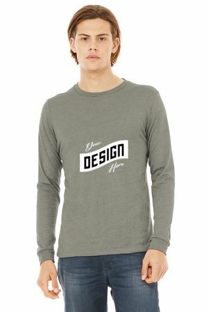 BELLA+CANVAS ® Unisex Heather CVC Long Sleeve Tee BC3501CVC