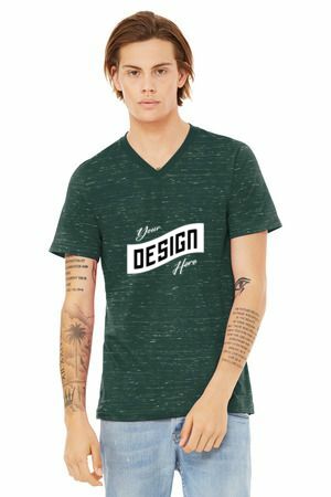 BELLA+CANVAS ® Unisex Textured Jersey V-Neck Tee BC3655