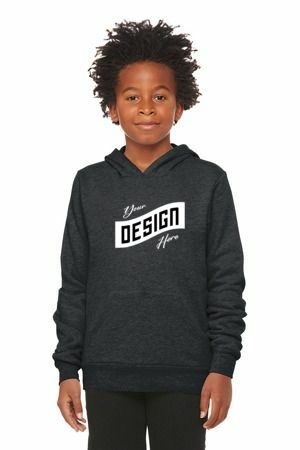 BELLA+CANVAS  ®  Youth Sponge Fleece Pullover Hoodie BC3719Y
