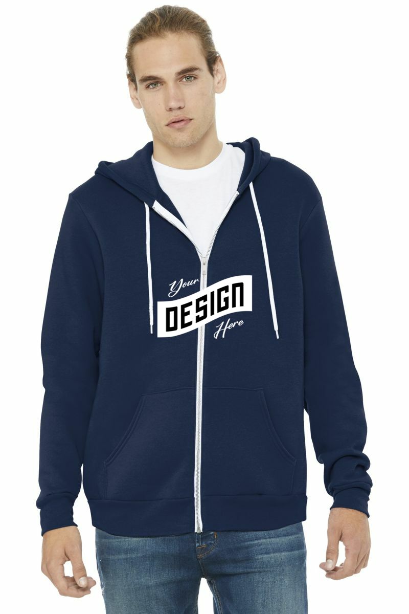 BELLA+CANVAS ® Unisex Sponge Fleece Full-Zip Hoodie