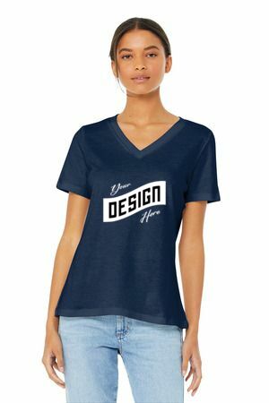 BELLA+CANVAS ® Women's Relaxed Jersey Short Sleeve V-Neck Tee