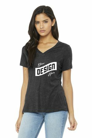 BELLA+CANVAS ®  Women's Relaxed Triblend V-Neck Tee BC6415