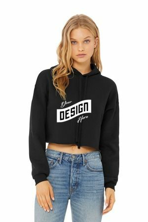 BELLA+CANVAS  ®  Women's Sponge Fleece Cropped Fleece Hoodie