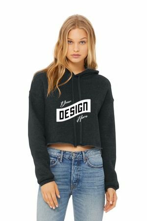 BELLA+CANVAS  ®  Women's Sponge Fleece Cropped Fleece Hoodie