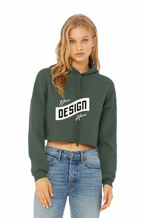 BELLA+CANVAS  ®  Women's Sponge Fleece Cropped Fleece Hoodie