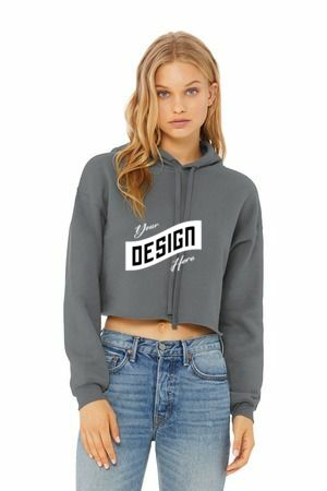 BELLA+CANVAS  ®  Women's Sponge Fleece Cropped Fleece Hoodie