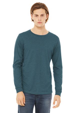 BELLA+CANVAS ®  Unisex Heather CVC Long Sleeve Tee BC3501CVC