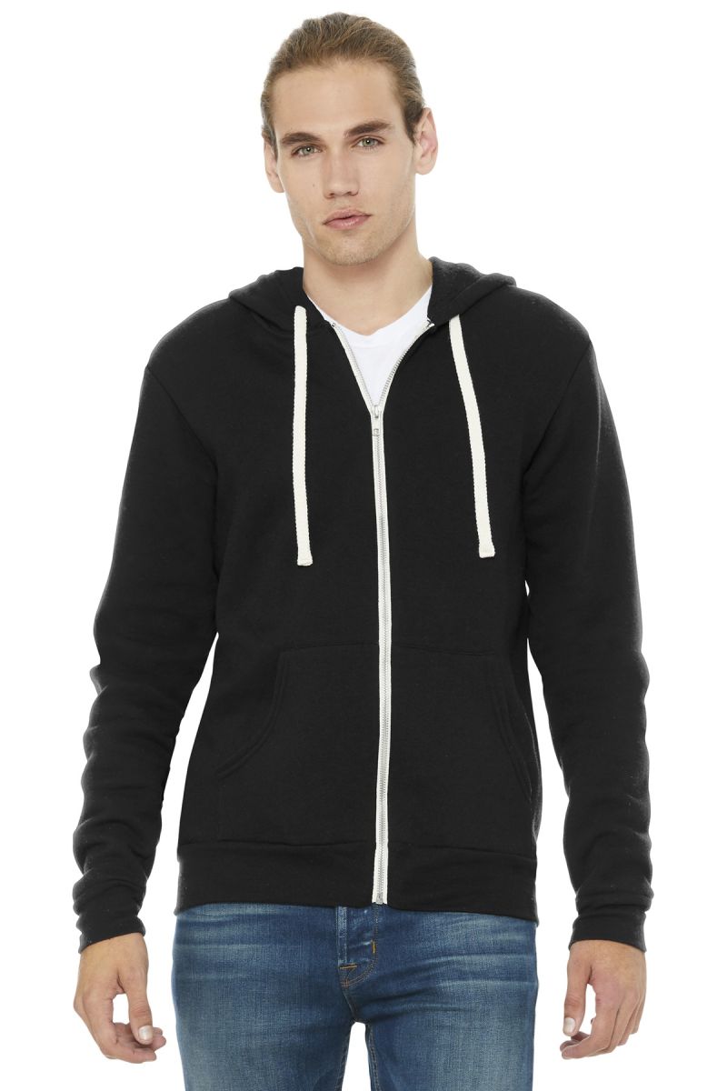 BELLA+CANVAS  ®  Unisex Triblend Sponge Fleece Full-Zip Hoodie