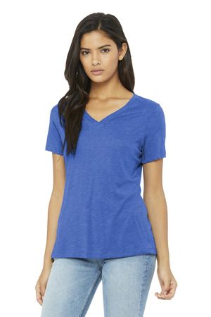  DISCONTINUED  BELLA+CANVAS ®  Women's Relaxed Triblend V-Neck Tee BC6415