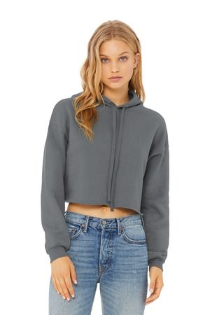 BELLA+CANVAS  ®  Women's Sponge Fleece Cropped Fleece Hoodie