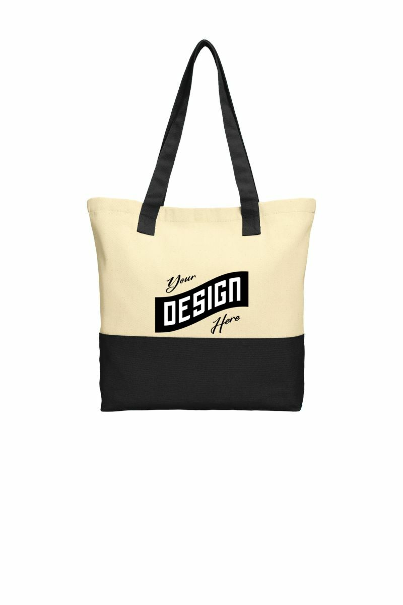 Port Authority ®  Colorblock Cotton Tote
