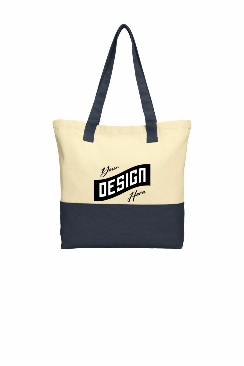 Port Authority ®  Colorblock Cotton Tote