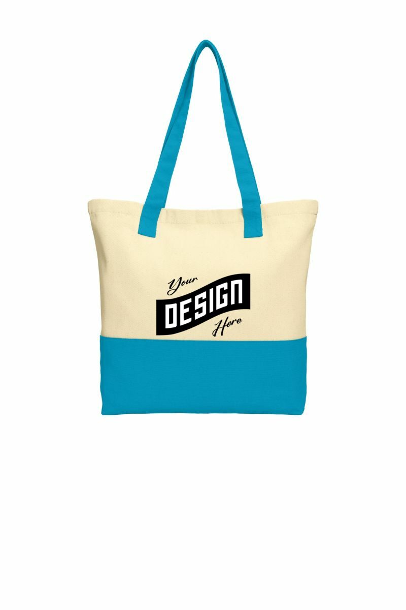 Port Authority ®  Colorblock Cotton Tote