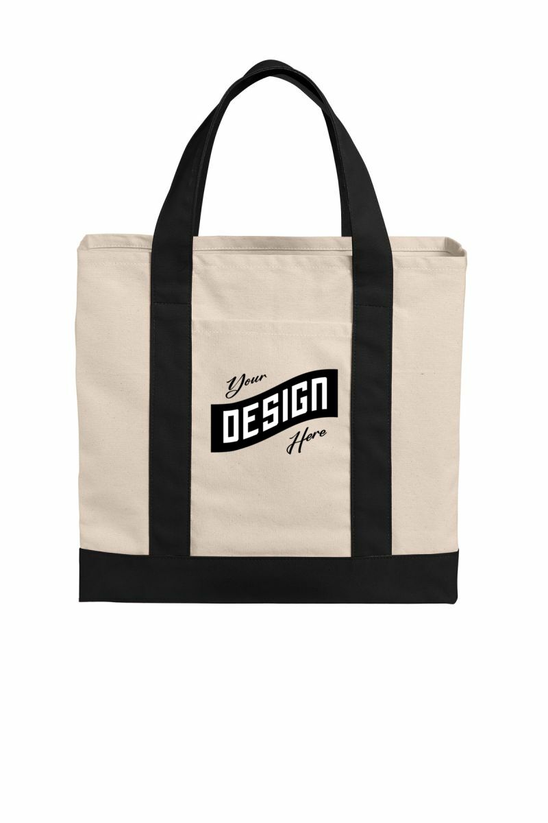 Port Authority ®  Cotton Canvas Two-Tone Tote BG429