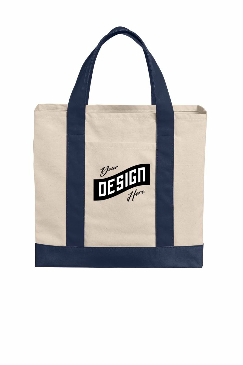Port Authority ®  Cotton Canvas Two-Tone Tote BG429