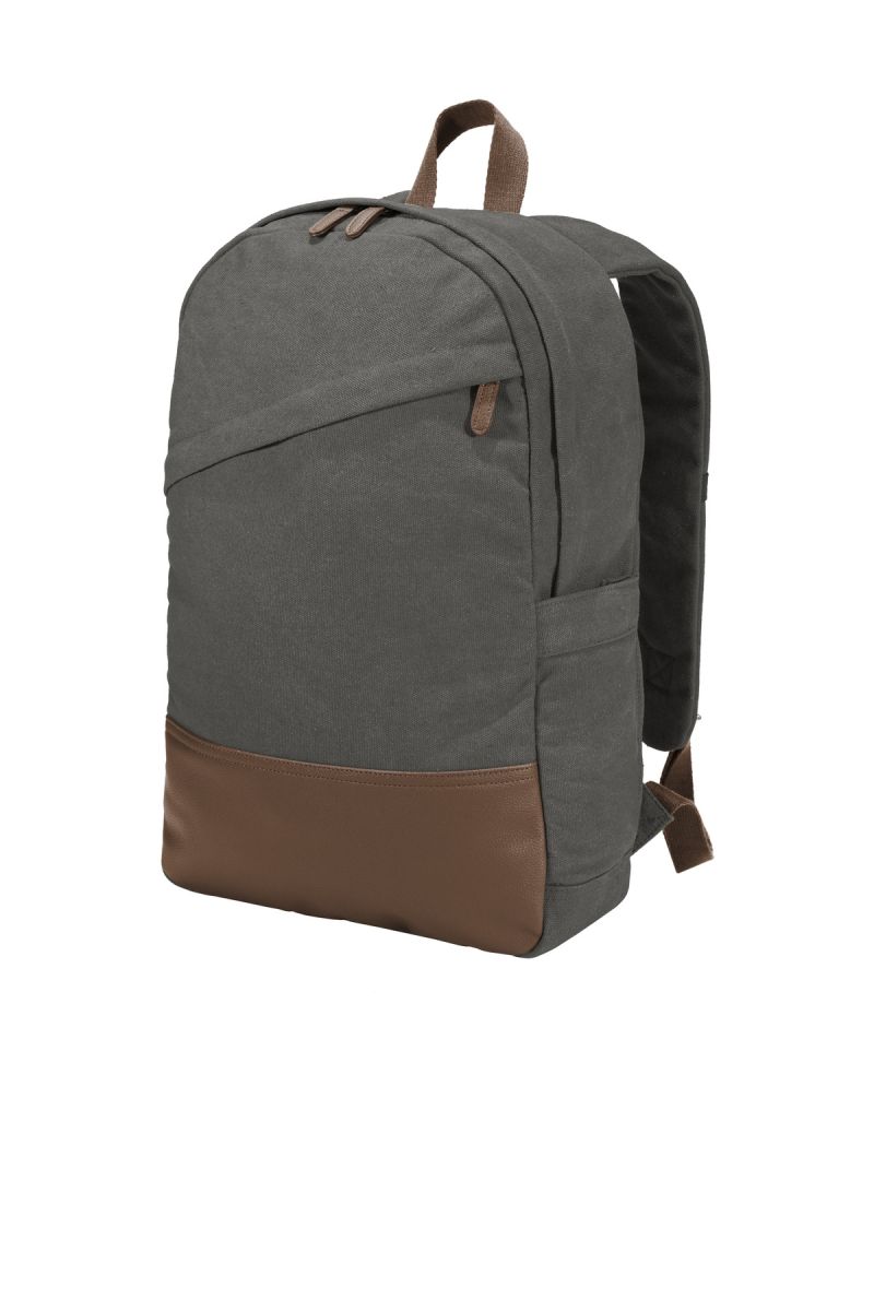 Port Authority  ®  Cotton Canvas Backpack