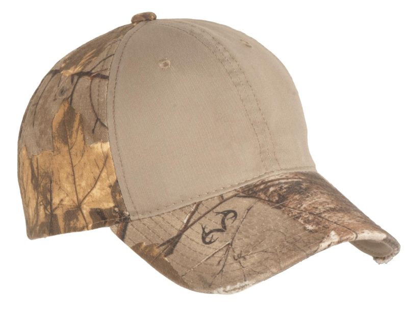  DISCONTINUED  Port Authority ®  Camo Cap with Contrast Front Panel