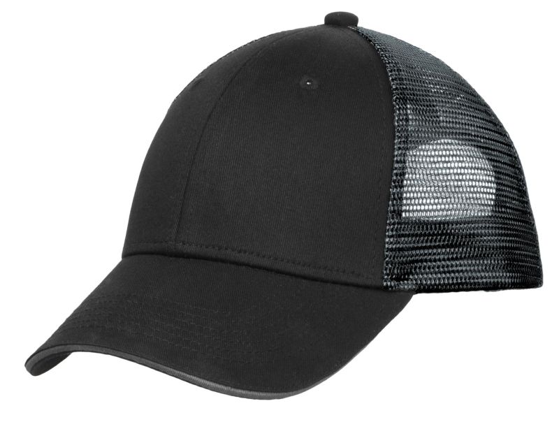 Port Authority ®  Double Mesh Snapback Sandwich Bill Cap
