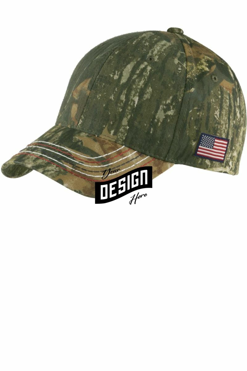 Port Authority ®  Americana Contrast Stitch Camouflage Cap