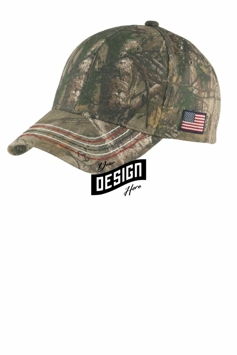 Port Authority ®  Americana Contrast Stitch Camouflage Cap