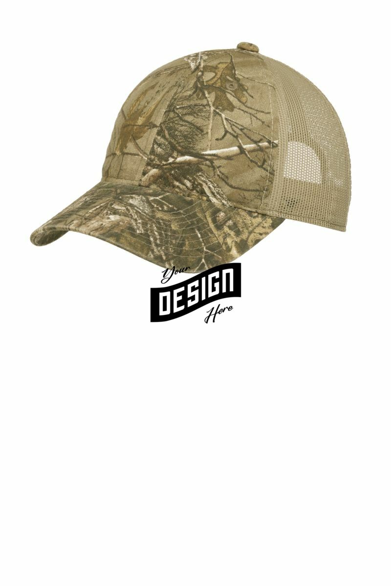 Port Authority ®  Unstructured Camouflage Mesh Back Cap