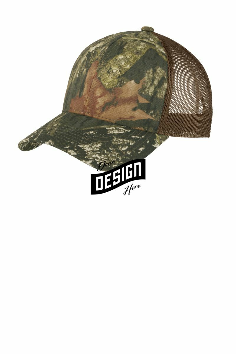 Port Authority ®  Structured Camouflage Mesh Back Cap