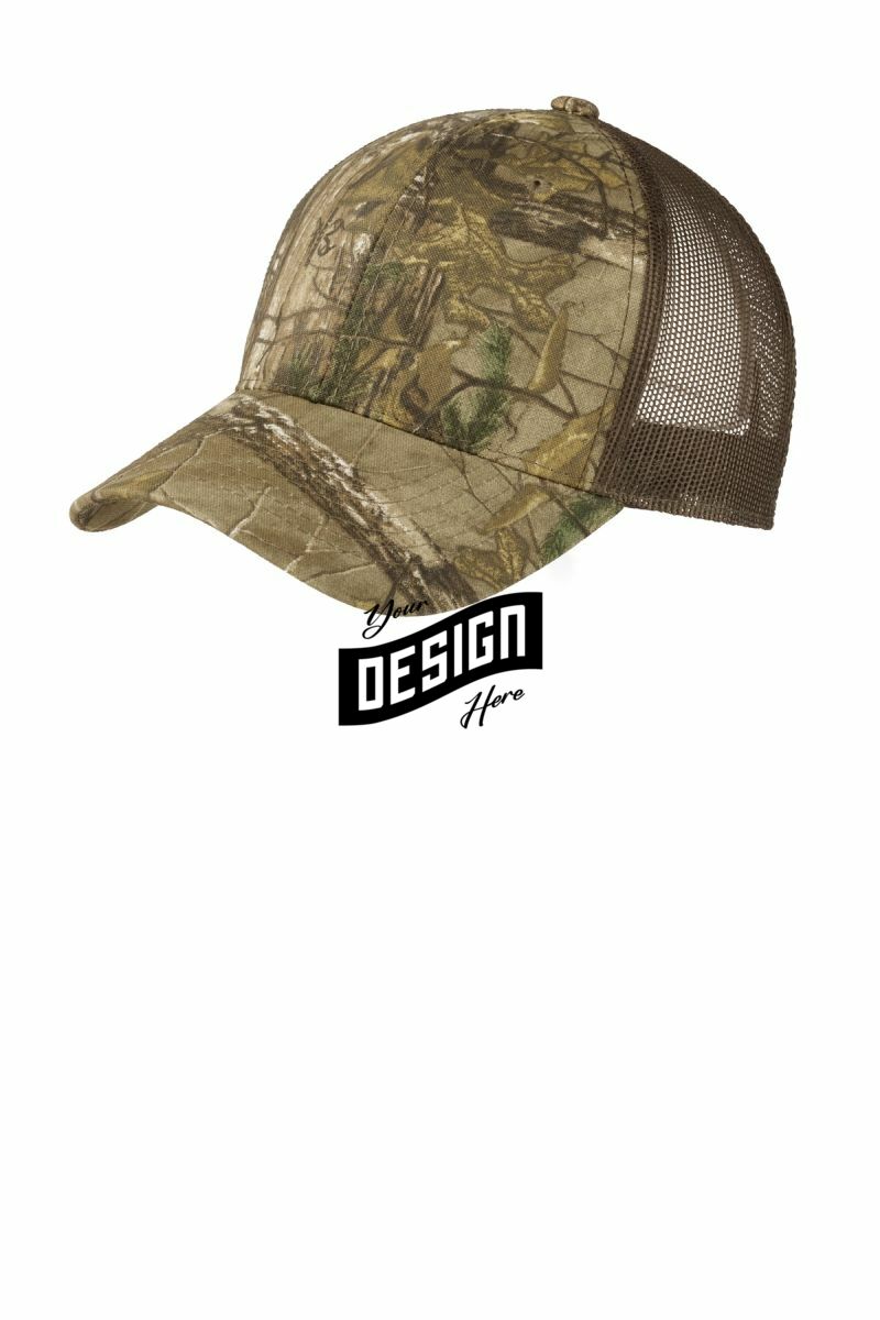 Port Authority ®  Structured Camouflage Mesh Back Cap