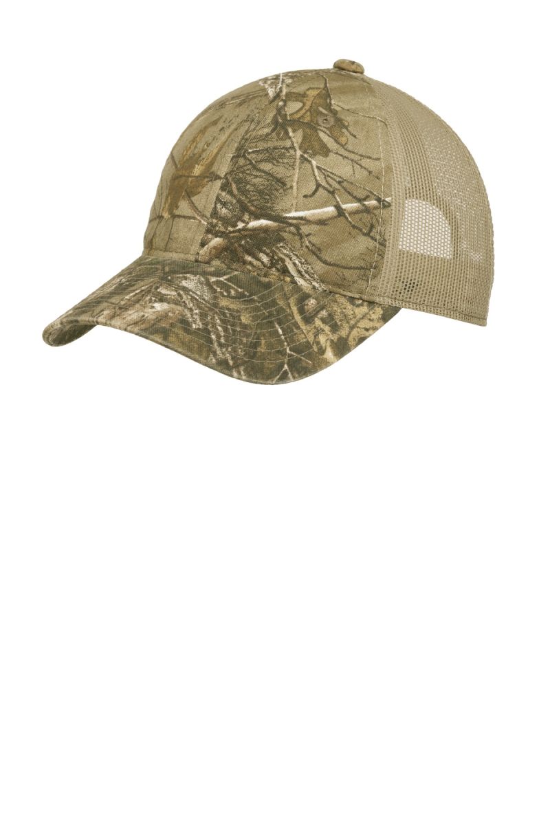 Port Authority ®  Unstructured Camouflage Mesh Back Cap