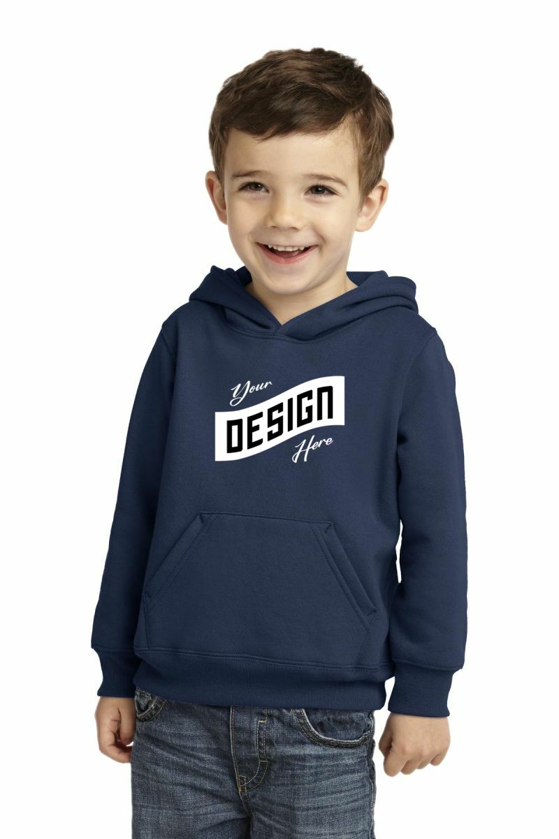 Port & Company ®  Toddler Core Fleece Pullover Hooded Sweatshirt