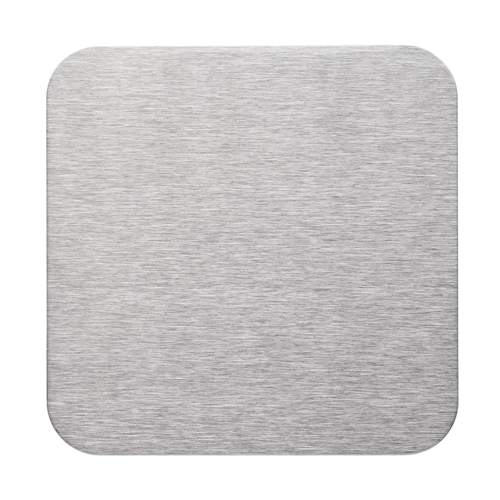 Stainless Steel Square Coasters W/Custom Logo & Cork Backing