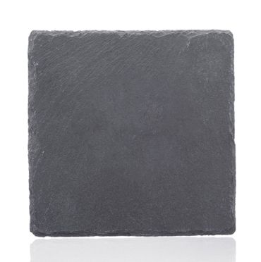 Square Slate Coasters W/ Custom Imprint & EVA Bottom Pad