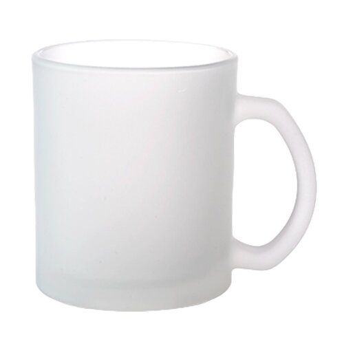 Full Color Sublimation Frosted Glass Coffee Mugs 11.5 Oz.