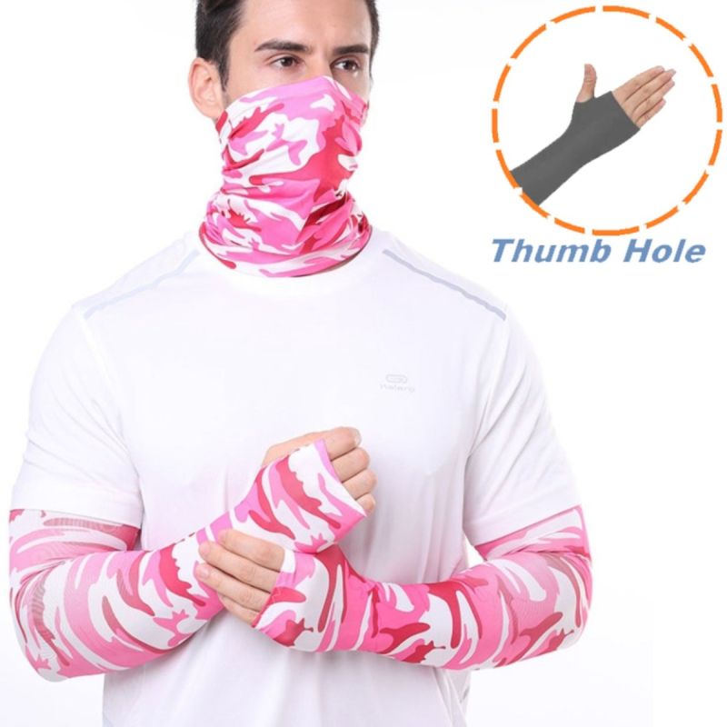 COMBO - Arm Sleeves & Neck Gaiter W/ Full Bleed Sublimation