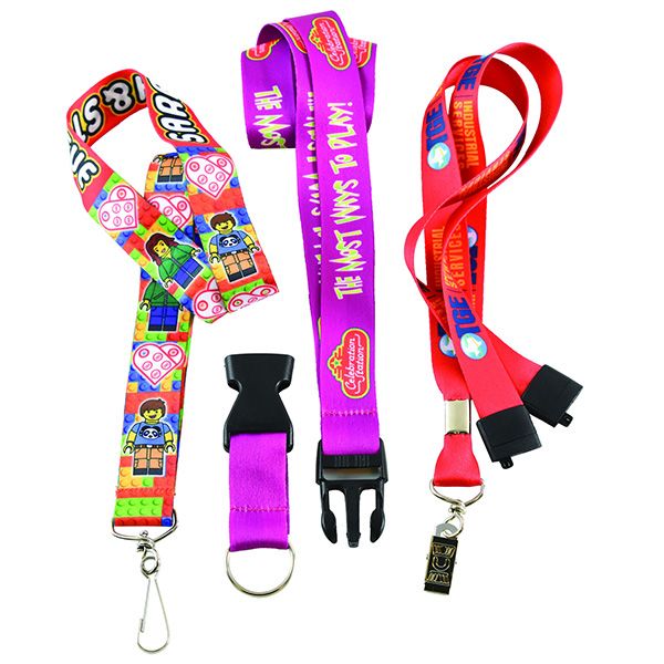 3/4" Dye-Sublimation Lanyards