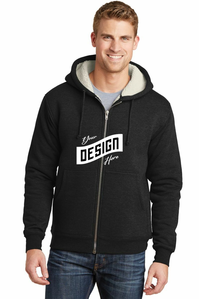 CornerStone ® Heavyweight Sherpa-Lined Hooded Fleece Jacket