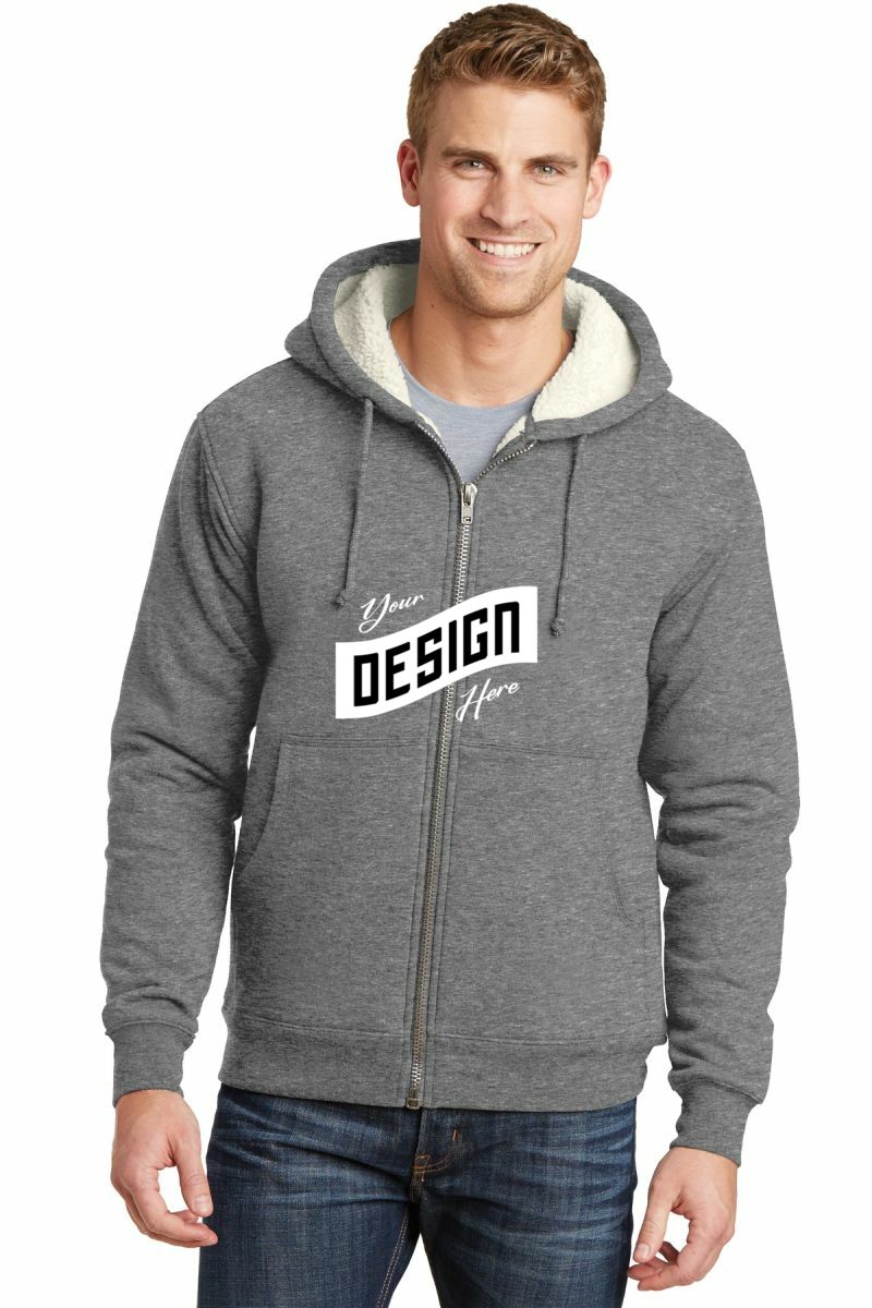 CornerStone ® Heavyweight Sherpa-Lined Hooded Fleece Jacket