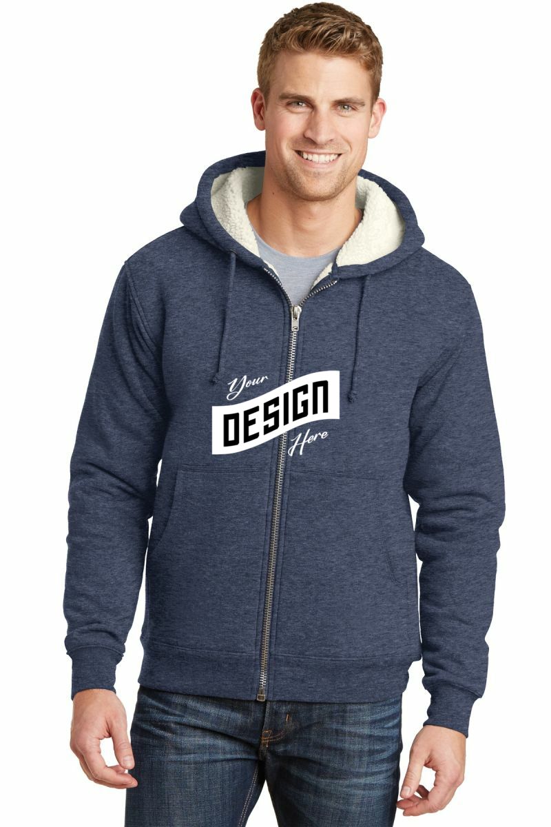 CornerStone ® Heavyweight Sherpa-Lined Hooded Fleece Jacket