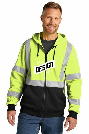 CornerStone ®  A107 Class 3 Heavy-Duty Fleece Full-Zip Hoodie CSF300