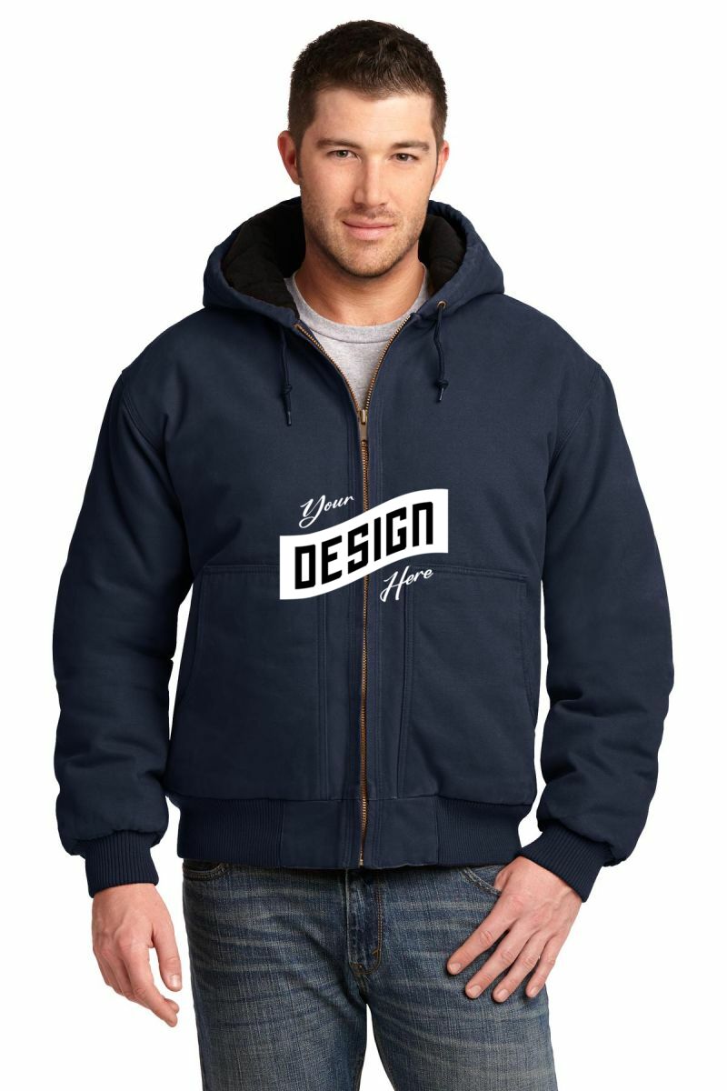 CornerStone ® Washed Duck Cloth Insulated Hooded Work Jacket