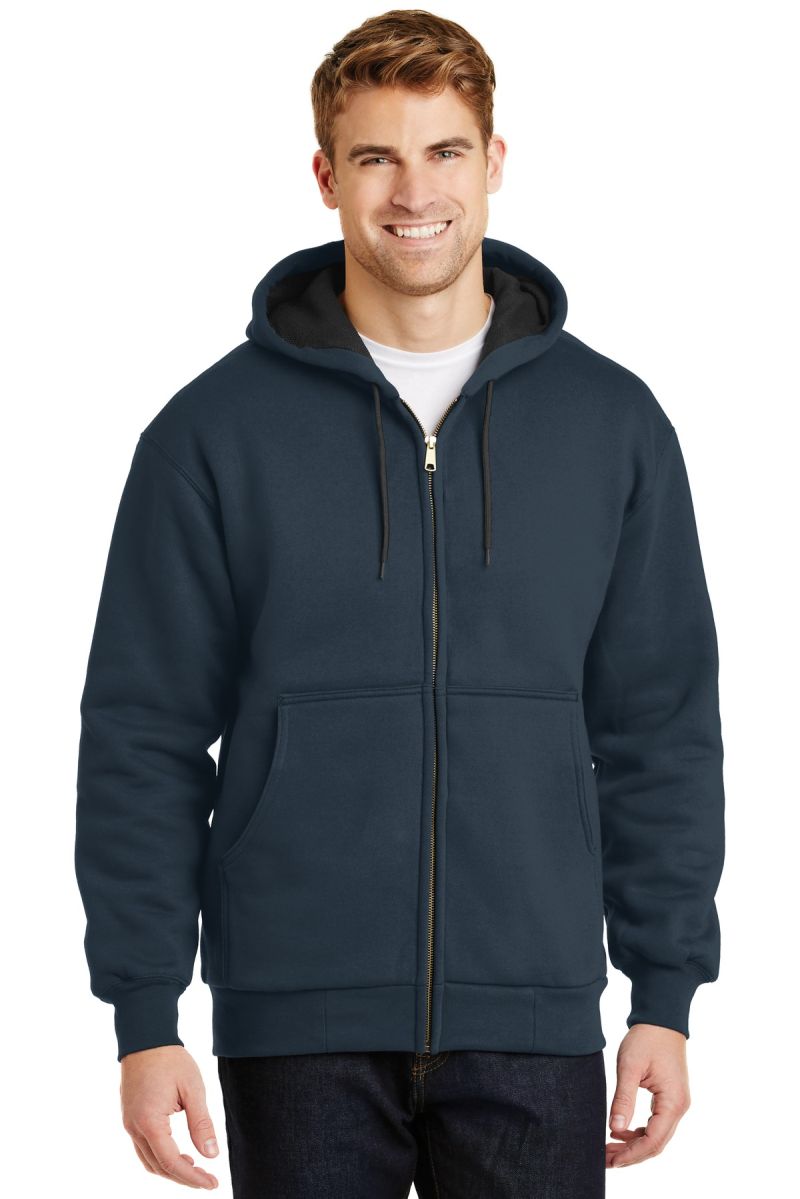 CornerStone ®  - Heavyweight Full-Zip Hooded Sweatshirt with Thermal Lining