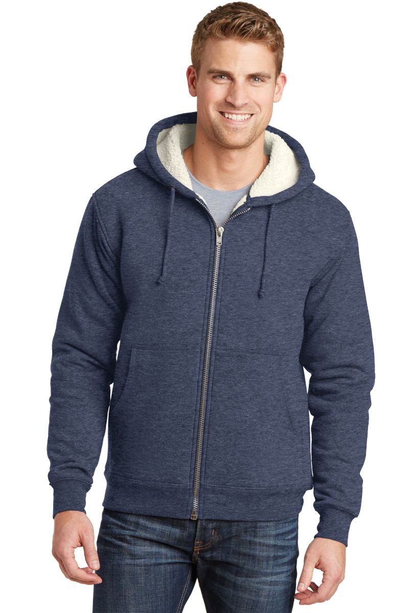 CornerStone ®  Heavyweight Sherpa-Lined Hooded Fleece Jacket