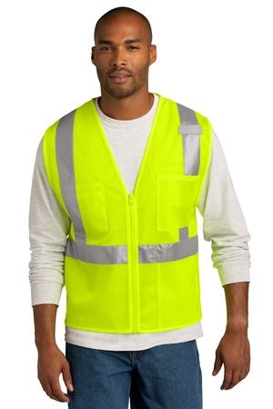 CornerStone  ®  ANSI 107 Class 2 Mesh Zippered Vest