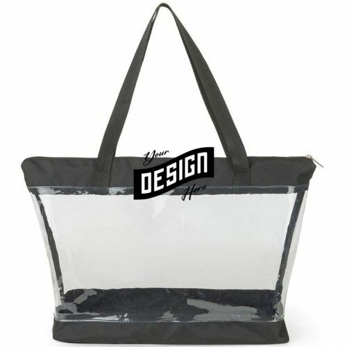 Clear PVC Transparent Shoulder Tote Bag