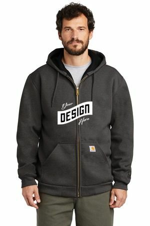  DISCONTINUED  Carhartt  ®  Rain Defender  ®  Rutland Thermal-Lined Hooded Zip-Front Sweatshirt