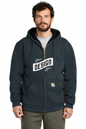  DISCONTINUED  Carhartt  ®  Rain Defender  ®  Rutland Thermal-Lined Hooded Zip-Front Sweatshirt