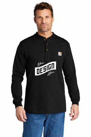 Carhartt ® Long Sleeve Henley T-Shirt CTK128
